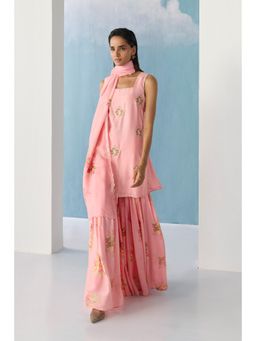 Ancestry - Pink Rose Bloom Kurti