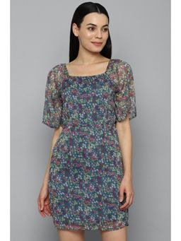 Allen Solly - Floral Blue Dress