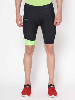 Dida - Men Black Light Flexible Regular Cycling Shorts