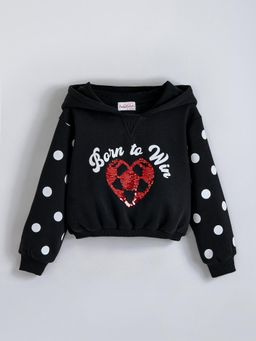 Hopscotch - Sequin Polka Dot Hoodie