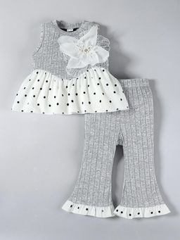 Hopscotch - 3D Floral Applique Top and Pant