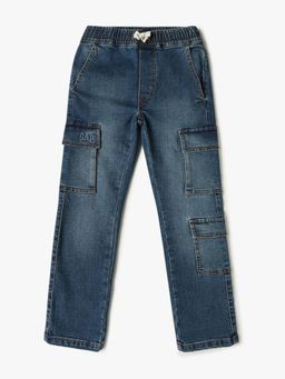 GAP - Boys' Mid Rise Cargo Jeans