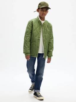 GAP - Boys' Straight Fit Mid Rise Jeans