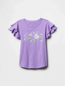 GAP - Girls' Logo Round Neck T-Shirt