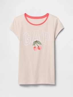GAP - Girls' Graphic Print Half Sleeve T-Shirt