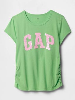 GAP - Girls' Logo Round Neck Short Sleeve T-Shirt