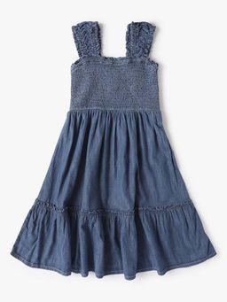 GAP - Girls' Square Neck Tiered Dress