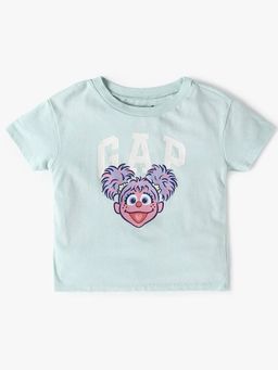 GAP - Girls' Printed Sesame Street Crew Neck T-Shirt