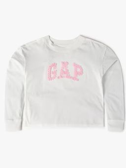 GAP - Girls' Logo Full Sleeve T-Shirt