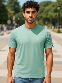 Bewakoof - Men's Iceberg Green T-shirt