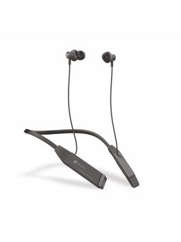 Portronics - Harmonics Z2 Wireless Bluetooth 5.2 Headset Charging Type C Neckband Black POR-1718