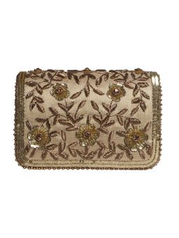 Fuchsia by Aashka Mehta - Gold Royal Bride Bag