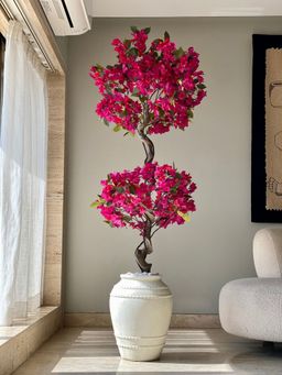 Mason Home - Artificial Fuchsia Pink Bougainvillea Plant