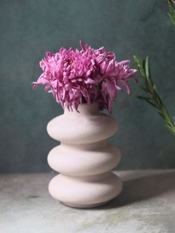 WEAVING HOMES - Sanded Moulded Vase for Home Decor
