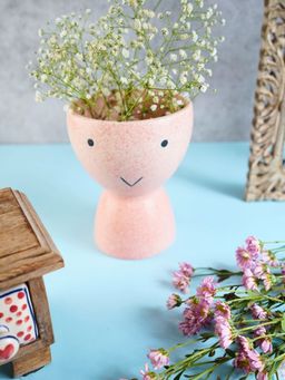 WEAVING HOMES - Smiley Face Vase for Home Decor