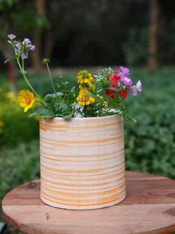 WEAVING HOMES - Mellow Yellow Planter Indoor Planter