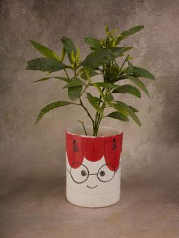 WEAVING HOMES - Cat Desk Planter Pot Indoor Planter