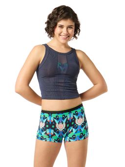 Bummer - Womens Printed Micro Modal Boyshorts Panties Ultra Soft Underwear