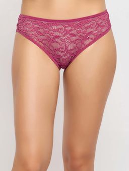 Clovia - Lace Low Waist Outer Elastic Bikini Panty