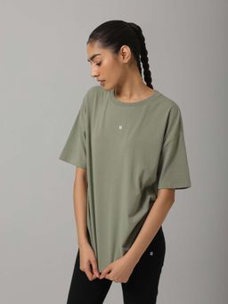 NeceSera - AirSupima Sage Green Oversized T Shirt