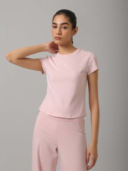 NeceSera - AirSupima Pink Cropped Regular T Shirt