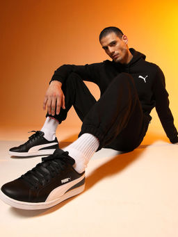 Puma - Smash L Black Casual Sneakers (UK 6.5)