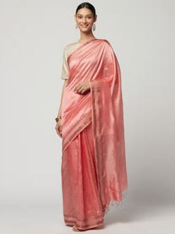 Fabindia - Cotton Silk Zari Striped Sari