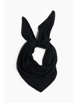 H&M - Women Black Fine-Knit Scarf