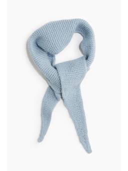 H&M - Women Blue Garter-Stitched Scarf