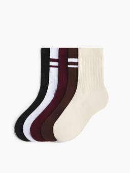 H&M - Women Multi-Color 5-Pack Sports Socks