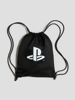 H&M - Boys Black Printed Gym Bagback