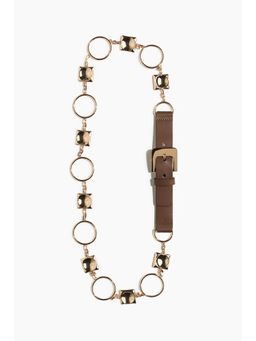 H&M - Women Brown Chain Waist Belt