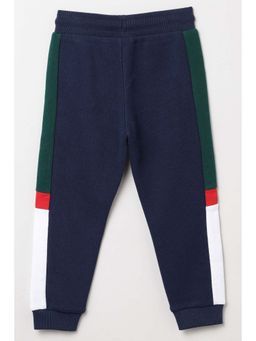 BYB Premium - Navy Blue Printed Mid Waist Jogger