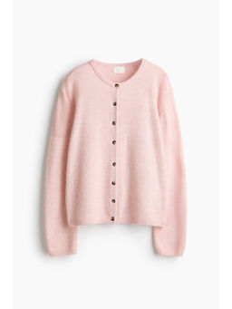H&M - Women Pink Loose-fit cardigan