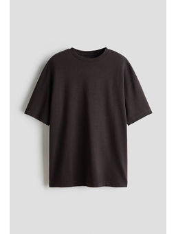 H&M - Women Brown Cooling Oversized Fit T-shirt