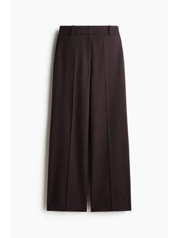 H&M - Women Brown Wide tailored trousers