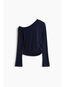 H&M - Women Blue One-shoulder viscose top
