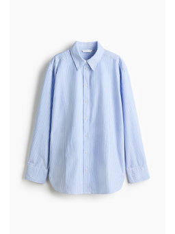 H&M - Women Blue Oxford shirt