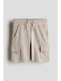 H&M - Boys Beige Cargo Sweat Shorts