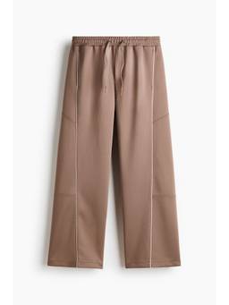 H&M - Men Beige Loose Fit Scuba Track Pants