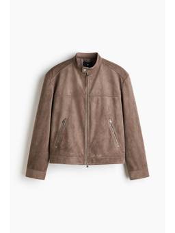 H&M - Men Brown Napped Jacket