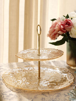 Pure Home + Living - Fizz Gold Cake Stand
