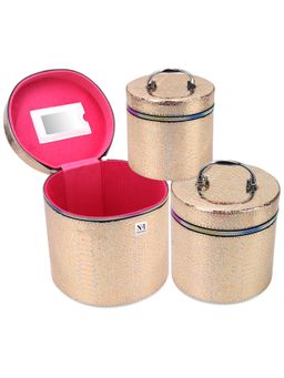 NFI Essentials - Round Shape Makeup Box (Set of 3) (L)