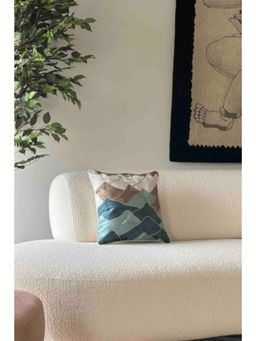 Mason Home - Geometric Embroidered Cushion Cover 16 x 16 in