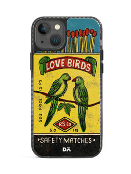 DailyObjects - Love Birds Matchbox Stride 2.0 Case Cover For iPhone 13-6.1-inch