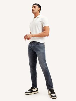 Levi's - Men 511 Grey Slim Fit Mid Rise Jeans