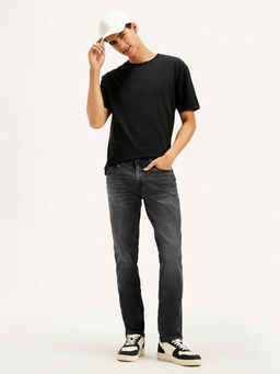 Levi's - Men 511 Charcoal Grey Slim Fit Mid Rise Jeans