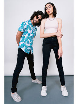 FREAKINS - Unisex Black Skinny Jeans