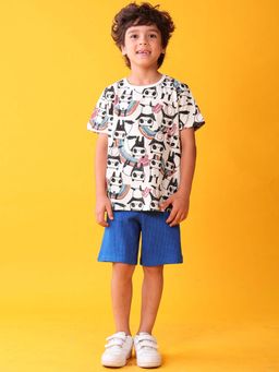 ANTHRILO - Panda Royal Summer T-Shirt with Shorts
