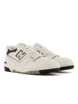 New Balance - Men Suede Leather White & Beige Casual Sneakers